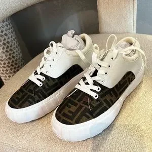 FENDI CANVAS SNEAKERS